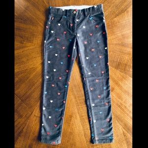 NWT Stella McCartney - Navy Blue Pants with Hearts